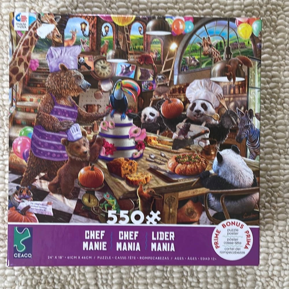 Ceaco Chef Mania puzzle 550 pieces